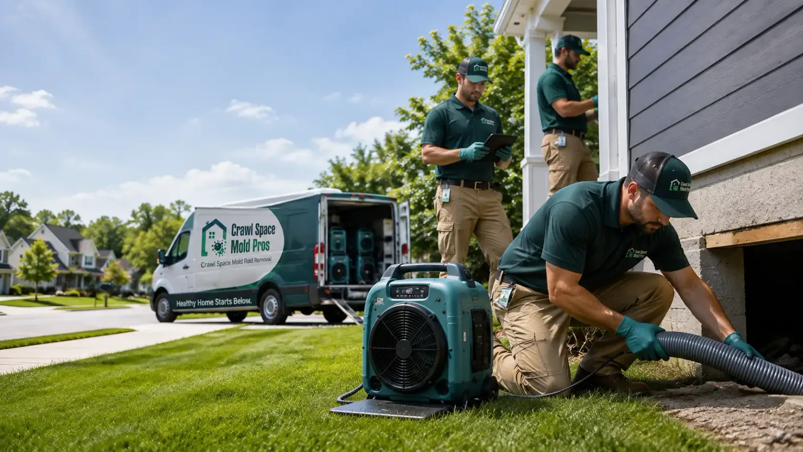 Crawl Space Mold Removal in Peck, ID
